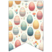 卵中心の バンティングフラッグ (第3の旗)