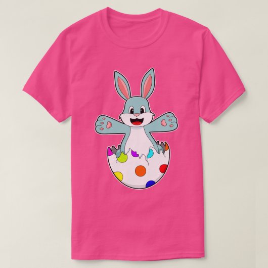 卵付きウサギ2 Tシャツ (デザイン正面)