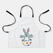 卵付きウサギ エプロン (正面)