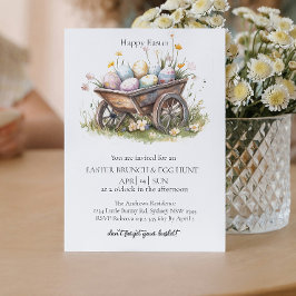 卵付きトロリー及び卵狩り招待状 招待状