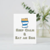 卵保を食べ落ち着ける ポストカード (スタンド正面)