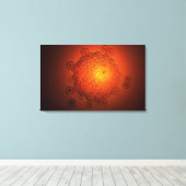 卵子を大きく見る キャンバスプリント (インサイチュ (ウッドフロア))