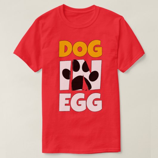 卵子犬 Tシャツ (デザイン正面)