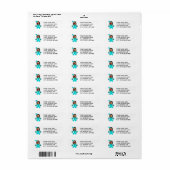 卵巣がんと闘う ラベル (フルシート)