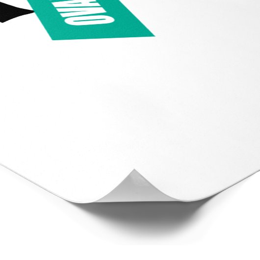 卵巣がんの希望 ポスター (角)