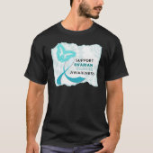 卵巣がん啓発Tシャツ Tシャツ (正面)