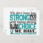 卵巣がん我々の強さ ポストカード (正面/裏面)