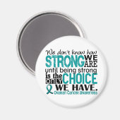 卵巣がん我々の強さ マグネット (正面/裏面)