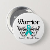 卵巣がん戦士スクロール 缶バッジ (正面&裏面)