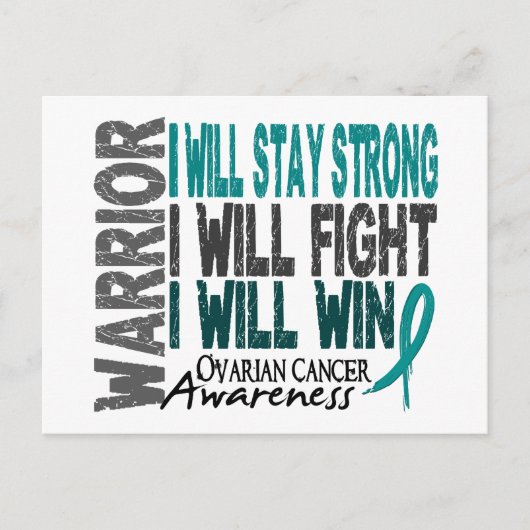 卵巣がん戦士 ポストカード (正面)