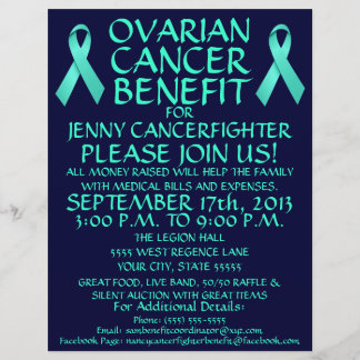 卵巣がん特典型フライヤー チラシ