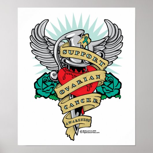 卵巣がん短剣 ポスター (正面)