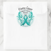 卵巣がん蝶3 ラウンドシール (バッグ)