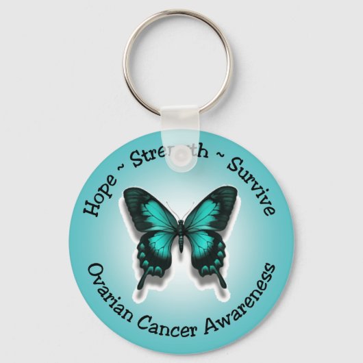 卵巣がん認識度キーチェーン キーホルダー (正面)