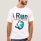 卵巣がん認識度走I  Tシャツ (正面)