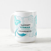 卵巣がん認識度 コーヒーマグカップ (正面左)