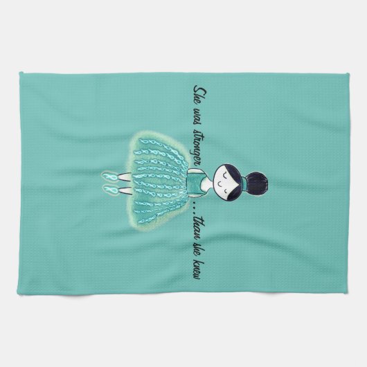 卵巣がん キッチンタオル (横)