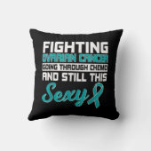 卵巣インスパイアがん女性母の日59 クッション (裏面)