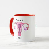 卵巣マグカップのペアを成長させる マグカップ (正面左)