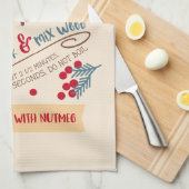 卵巣用レシピ キッチンタオル (四つ折り)