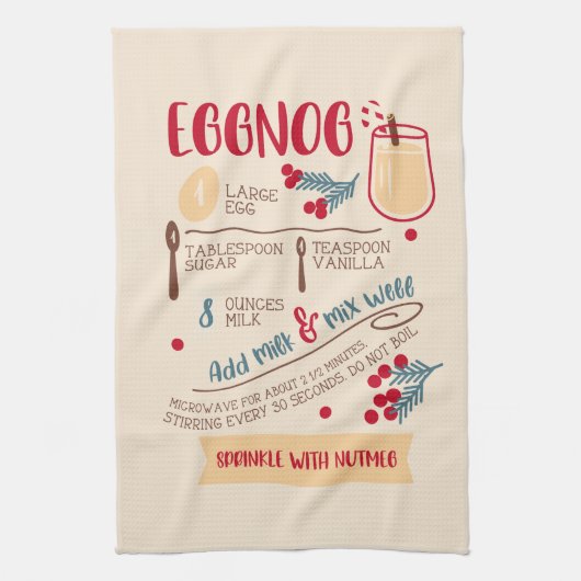 卵巣用レシピ キッチンタオル (縦)