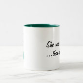 卵巣癌がカスタマイズ可能であることを知っていたより強い ツートーンマグカップ (中央)