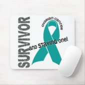 卵巣癌の生存者 マウスパッド (マウス)