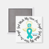 卵巣癌の神は私のヒーローを天使にした マグネット (正面/裏面)