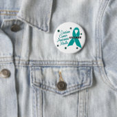 卵巣癌の認識度月によっては1つが開花します 缶バッジ (インサイチュ)