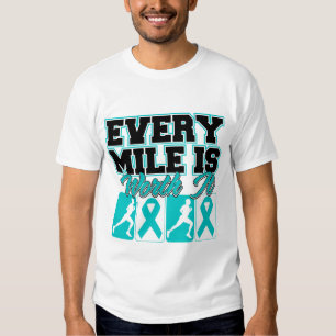 卵巣癌メンズはあらゆるマイル価値があります Tシャツ