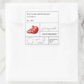 卵巣顆粒ラベル スクエアシール (バッグ)