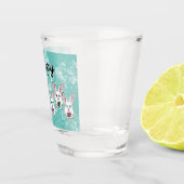 卵形のイースターウサギ ショットグラス (右)