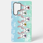 卵形のイースターウサギ SAMSUNG GALAXYケース (裏面)