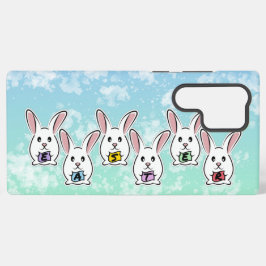 卵形のイースターウサギ SAMSUNG GALAXY S22 ULTRAケース