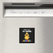 卵忘れIm狩りヒックおもしろいイースターボーイズ マグネット (インサイチュ (食洗機))
