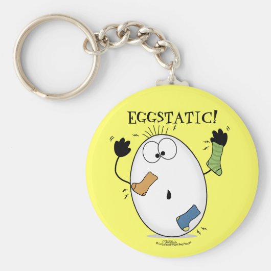 卵性恍惚の卵 キーホルダー (正面)