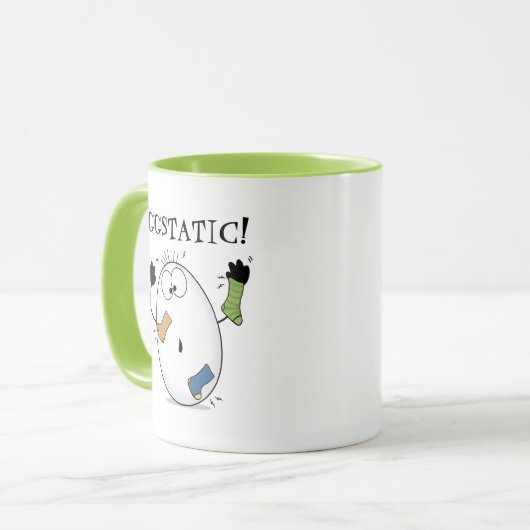 卵性恍惚の卵 マグカップ (正面左)