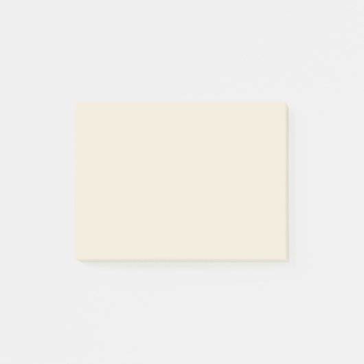 卵殻の無地の色 ポストイット (正面)
