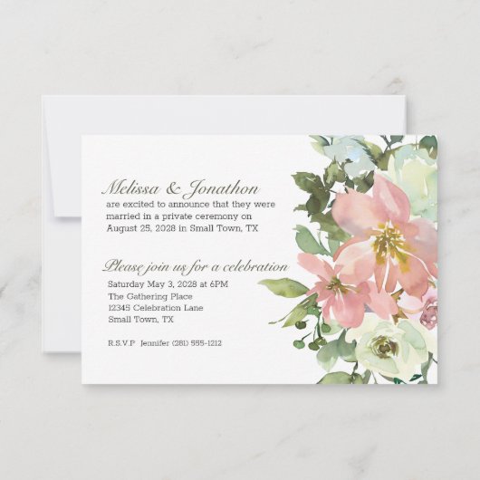 卵殻及び赤面フローラたった今結婚しました (裏面)