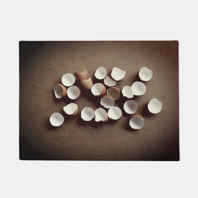 卵殻 ドアマット (正面)