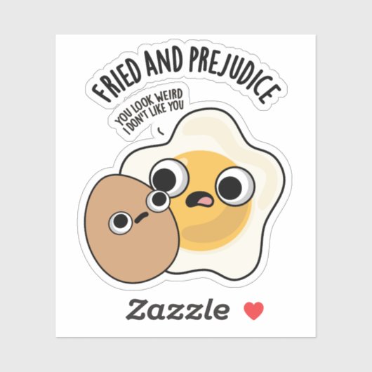 卵焼きおもしろいと偏見 シール (シート)