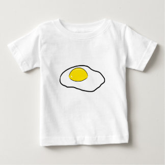 卵焼きスケッチポーチエッグサニーサイド ベビーTシャツ
