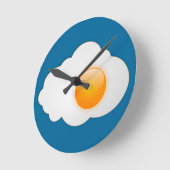 卵焼き時計 ラウンド壁時計 (傾斜)