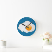 卵焼き時計 ラウンド壁時計 (ホーム)