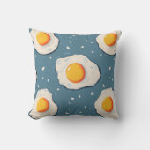 卵焼き青 クッション (正面)