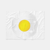 卵焼き フリースブランケット (正面(横))