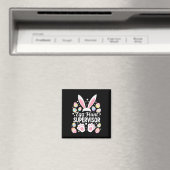 卵狩りスーパーバイおもしろいザイースターデイエッグ狩りスクア マグネット (インサイチュ (食洗機))