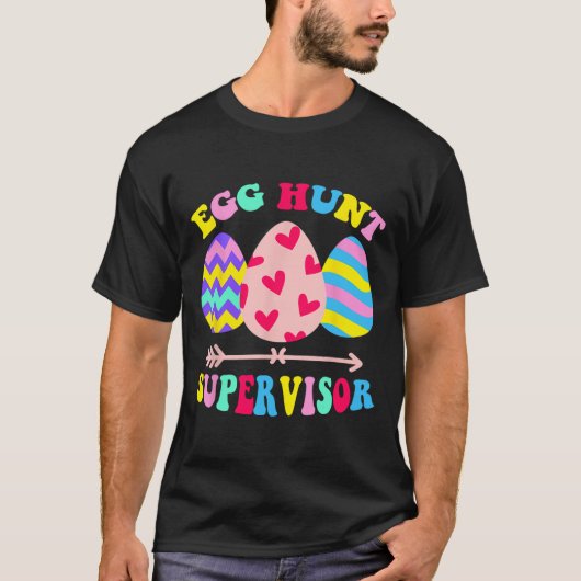 卵狩りスーパーバイザーレトロ卵狩りパーティーマママダ Tシャツ (正面)