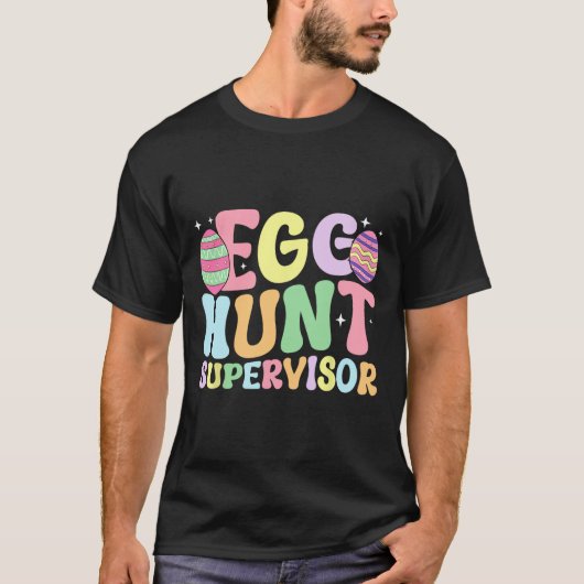 卵狩りスーパーバイザーレトロ卵狩りパーティーマママダ Tシャツ (正面)