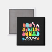 卵狩り分隊2025イースターエッグ狩りファミリーマック マグネット (正面/裏面)
